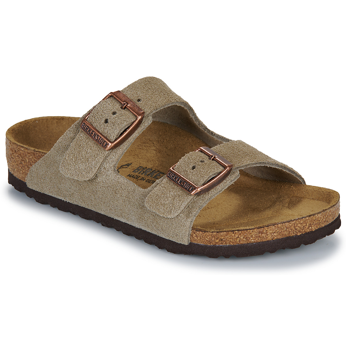 BIRKENSTOCK - Arizona Kids LEVE Taupe - Suede / Taupe / Regular