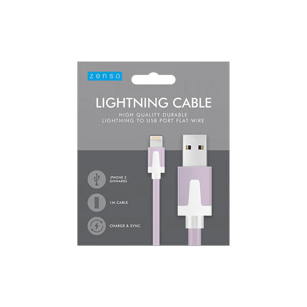 Zenso Lightning Cable To Usb 1 Metre