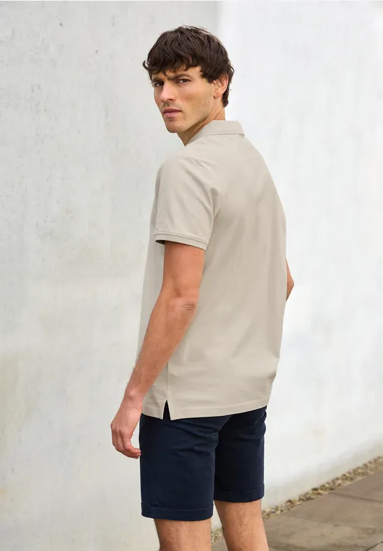 Piqué-Poloshirt mit Logo