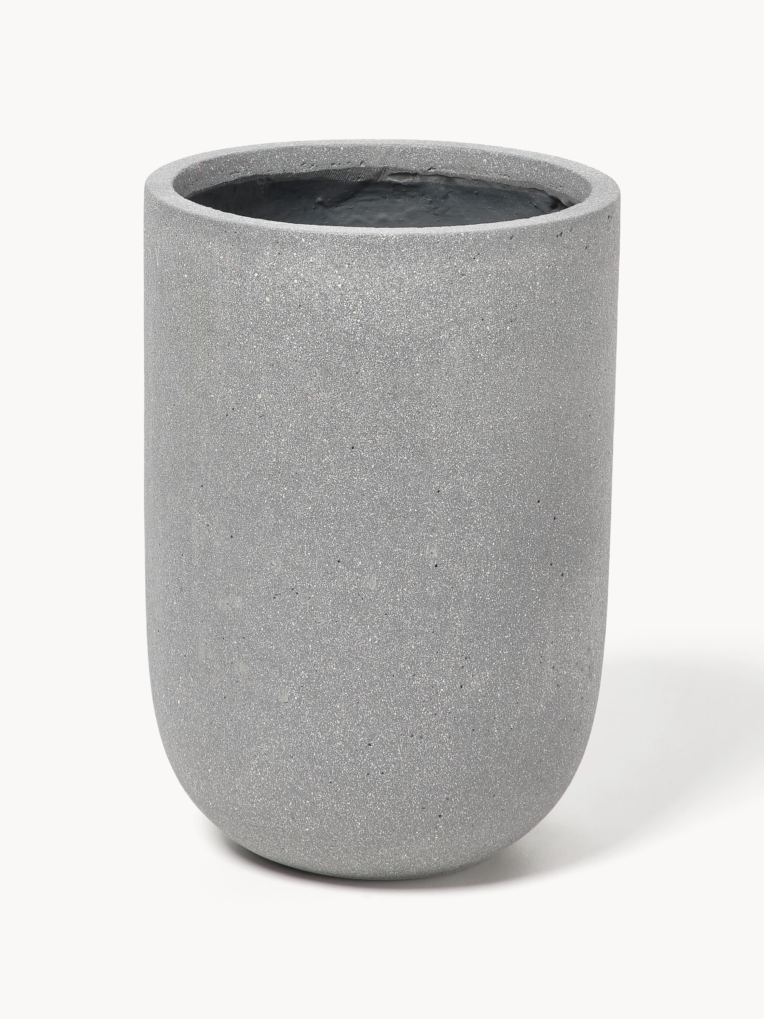 Blumentopf Tuscany aus Beton, H 40 cm