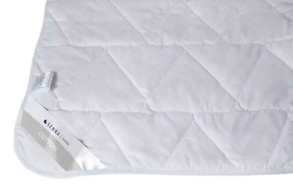 Couette toutes saisons 200x220 COTON Blanc Senna Home