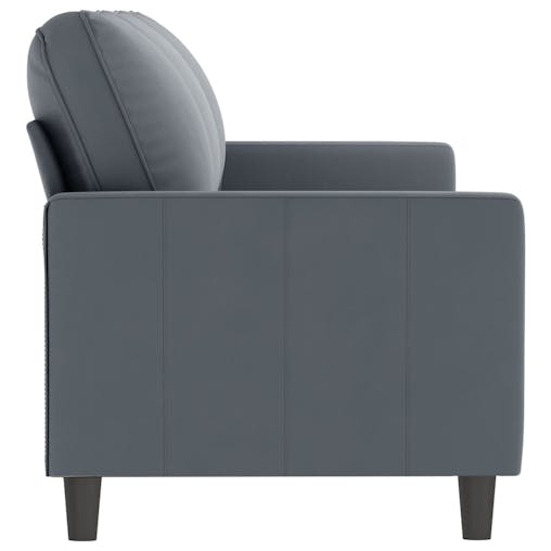 NNEVL 3-Seater Sofa Dark Grey 180 cm Velvet