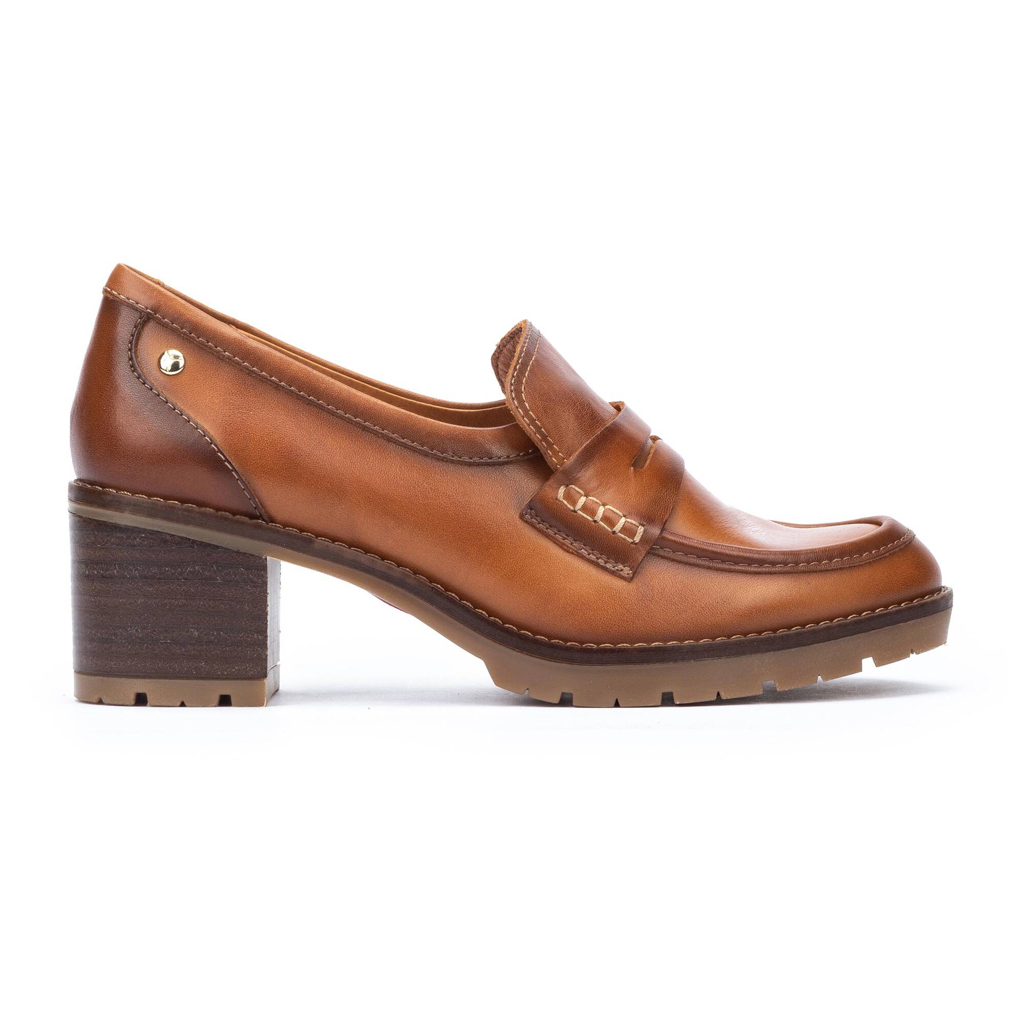 LLANES - Mocasín con tacón medio para mujer