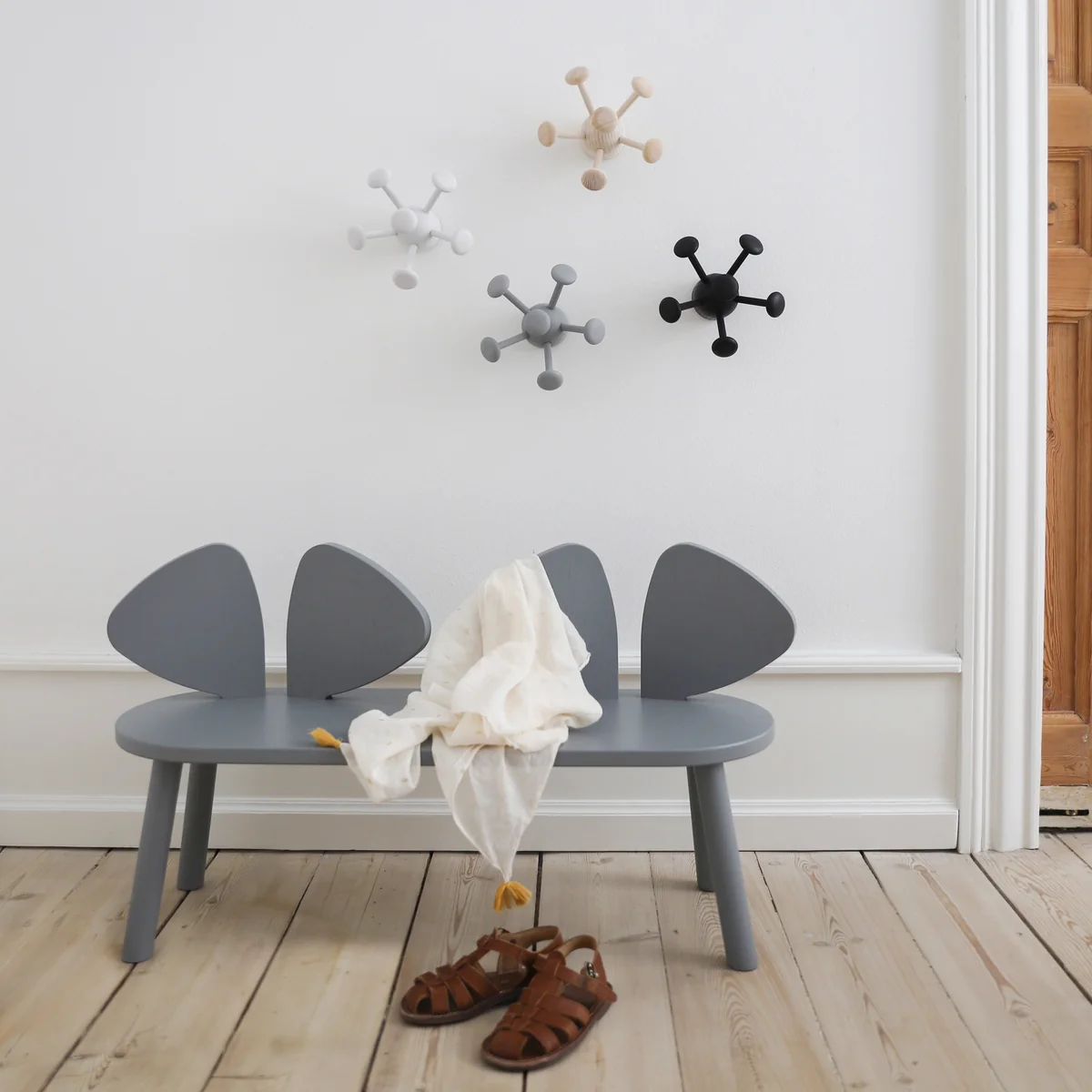 Nofred - Wall Bug Wandhaken, grau