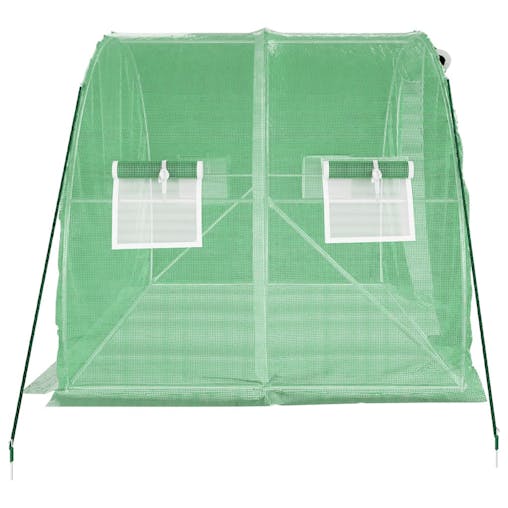NNEVL Greenhouse with Steel Frame Green 6 m&sup2; 3x2x2 m