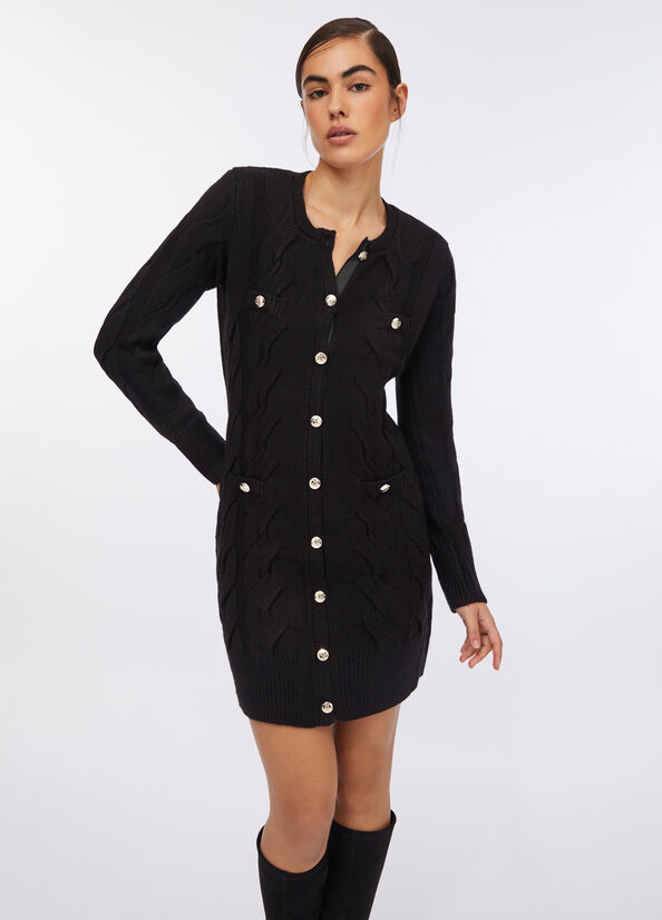 Abito in lana a trecce