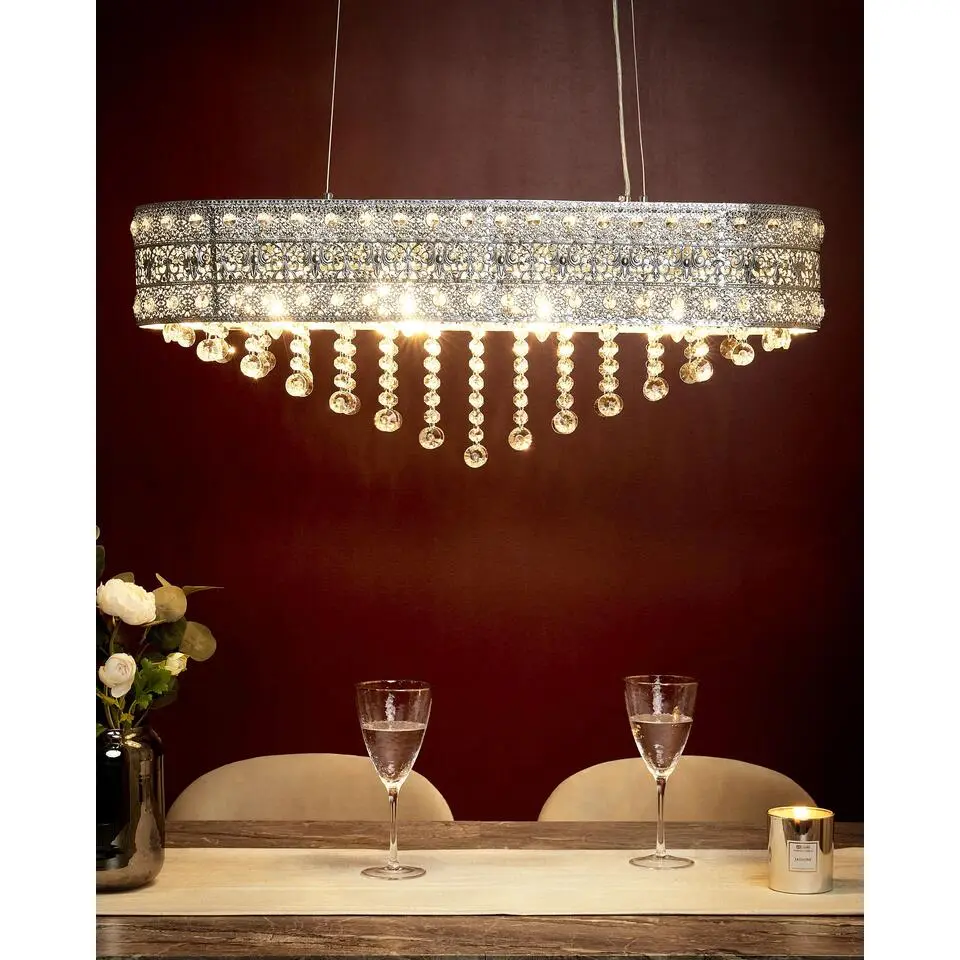 BELELLE - Kroonluchter - Zilver - Ijzer