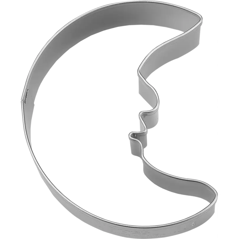 Ausstecher 10er-Set Mond mit Gesicht