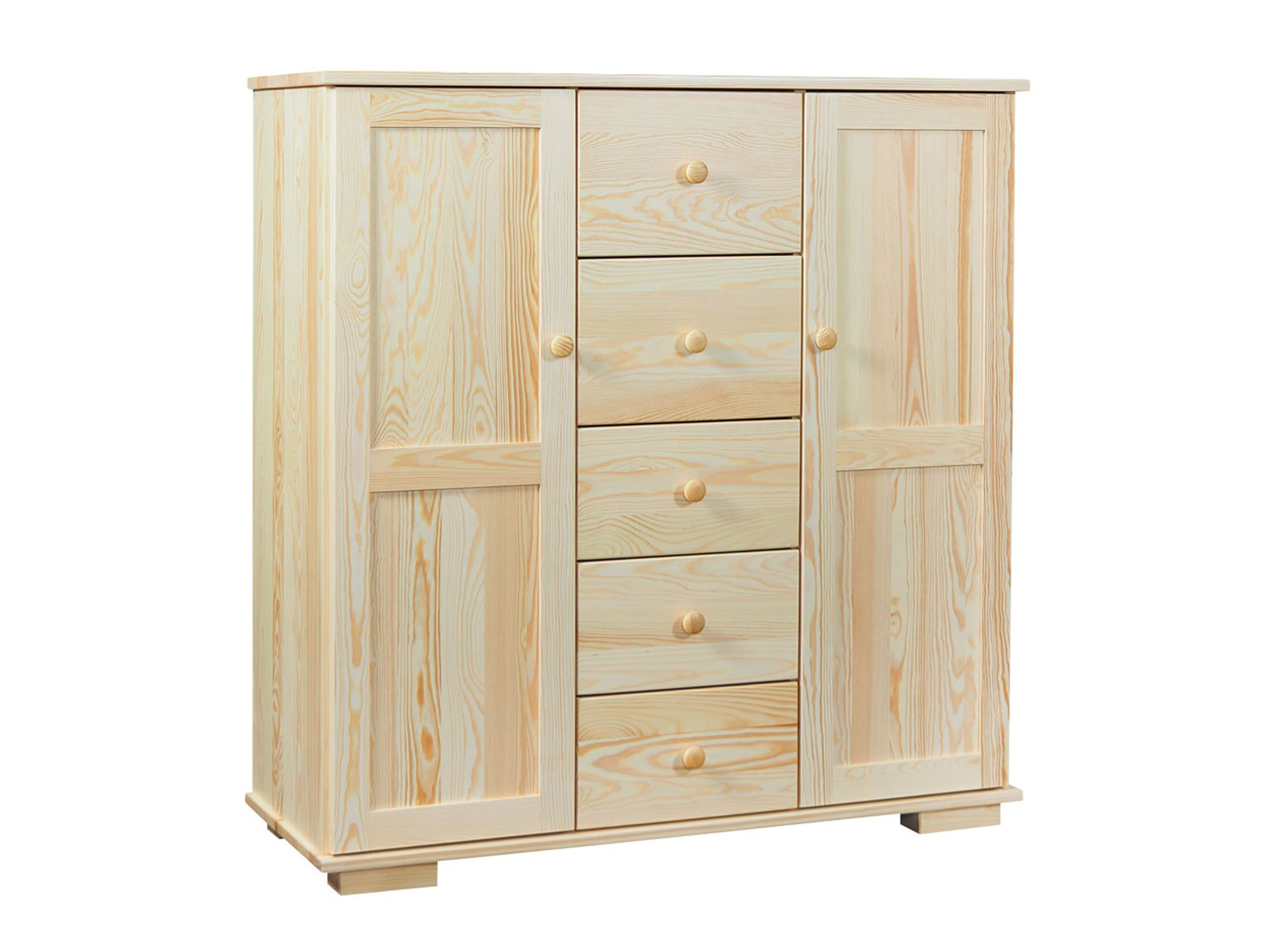 Bieliźniarka drewniana II MODERN, kolor sosnowy