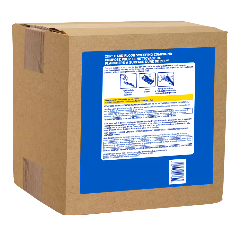 Zep Hard-Floor Sweeping Compound, 10-lb