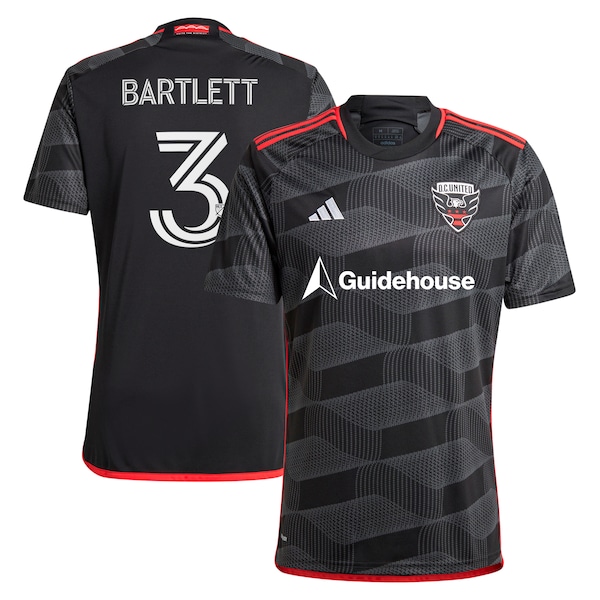 Lucas Bartlett D.C. United adidas 2024 The Icon Kit Replica Player Jersey - Black