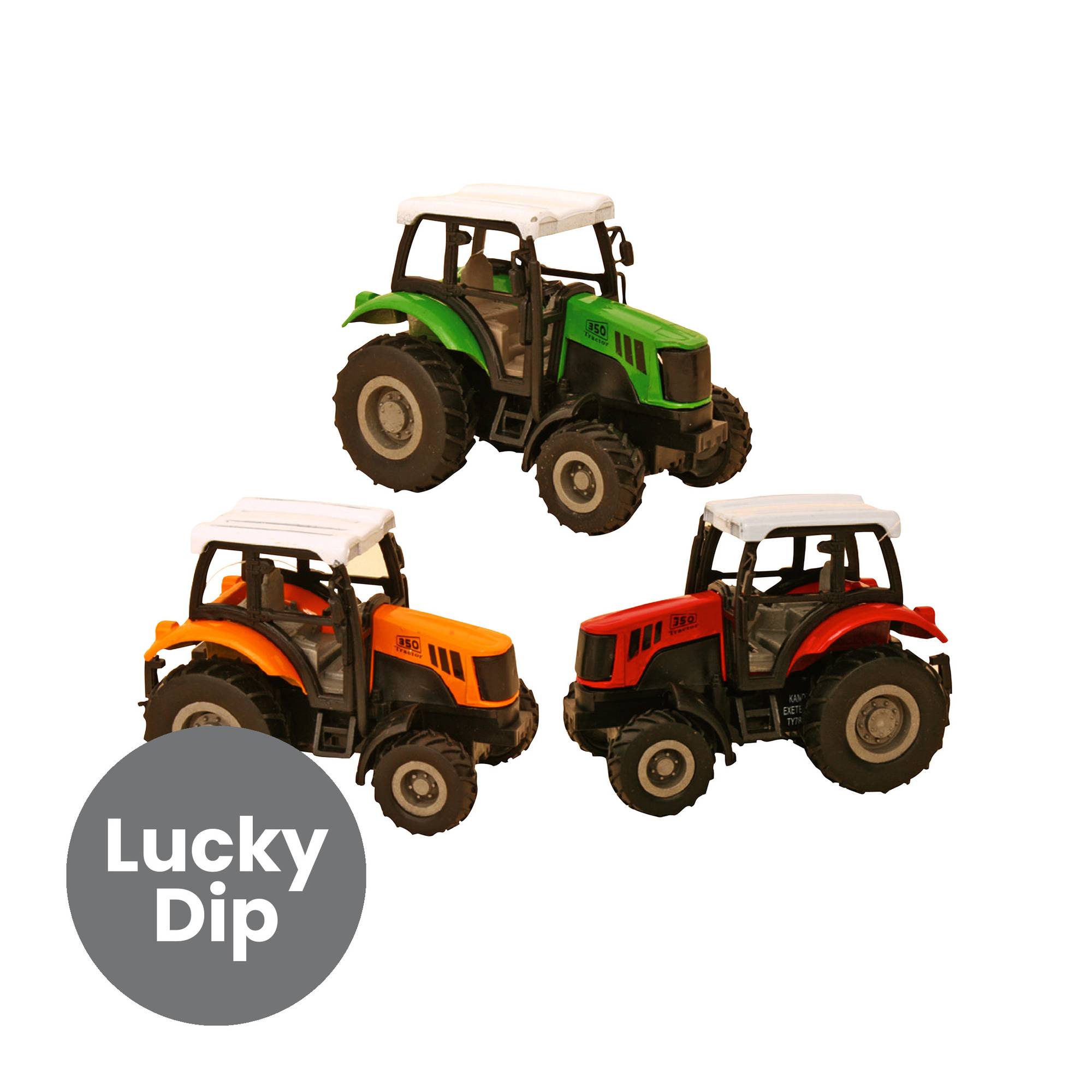 Assorted Pullback Tractor Toy