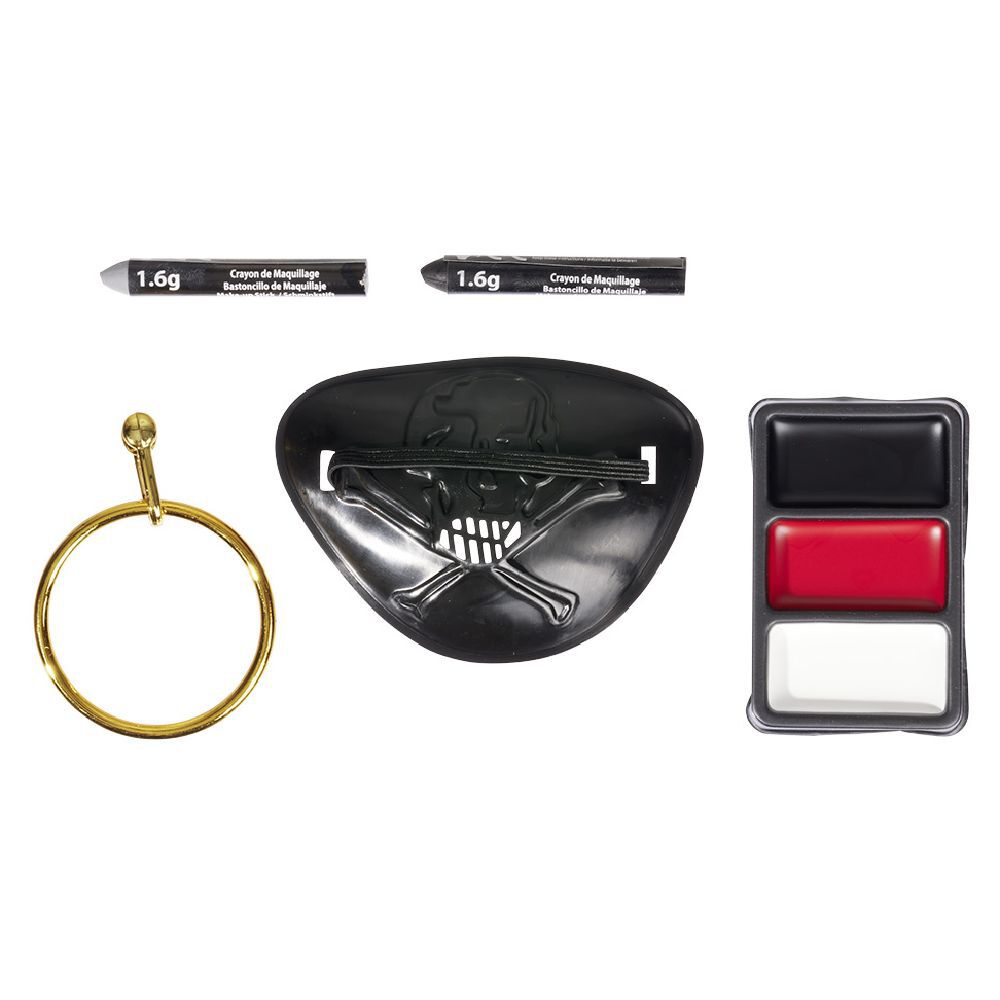 Kit maquillage Halloween pirate blanc