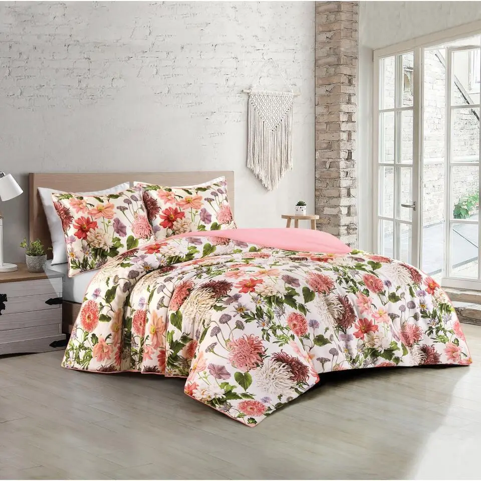 Papillon Olivia Dekbedovertrek - Lits-jumeaux - 240x200/220 cm - wit