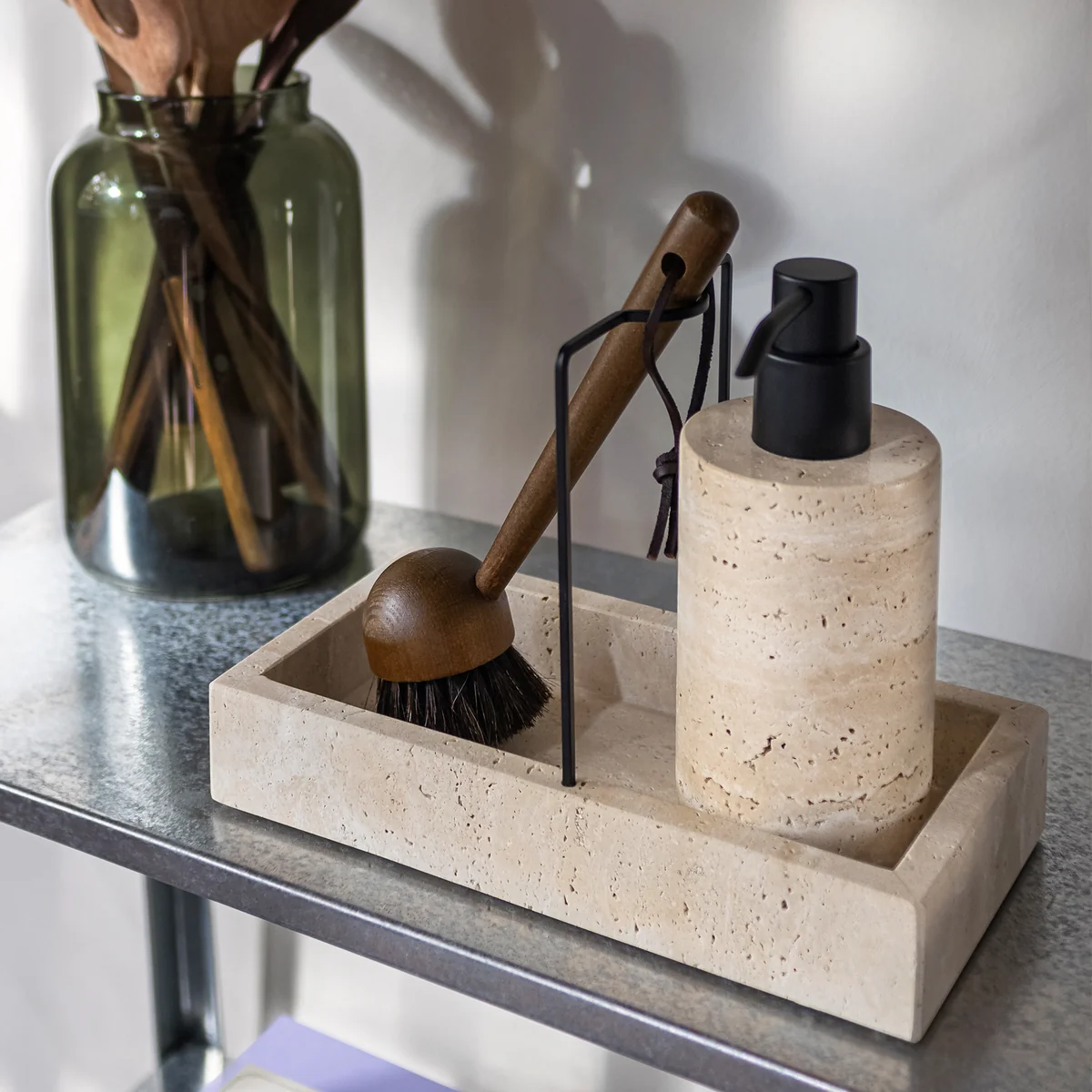 Mette Ditmer - Travertine Spülorganizer, leinen
