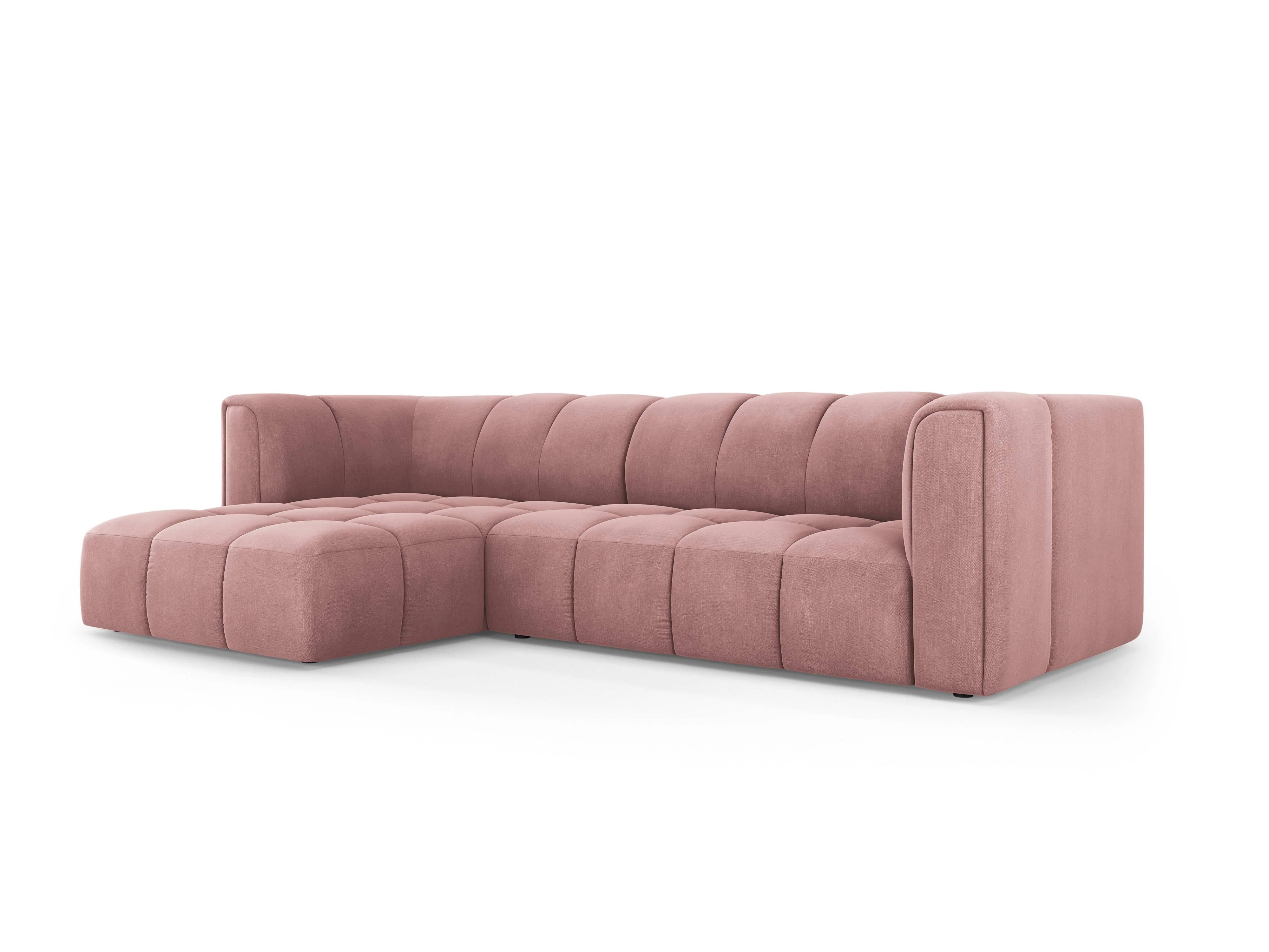 Hoekbank Francesca chenille links 3-zits