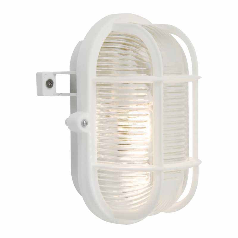 Nordlux Oval Wandlamp Buiten - E27 - IP44 - Wit
