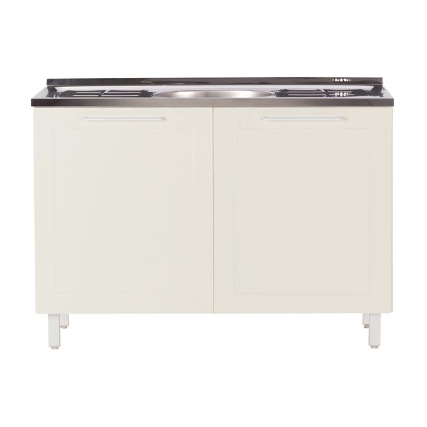 STEELBOX INFERIOR 120 2 PORTAS COM PIA