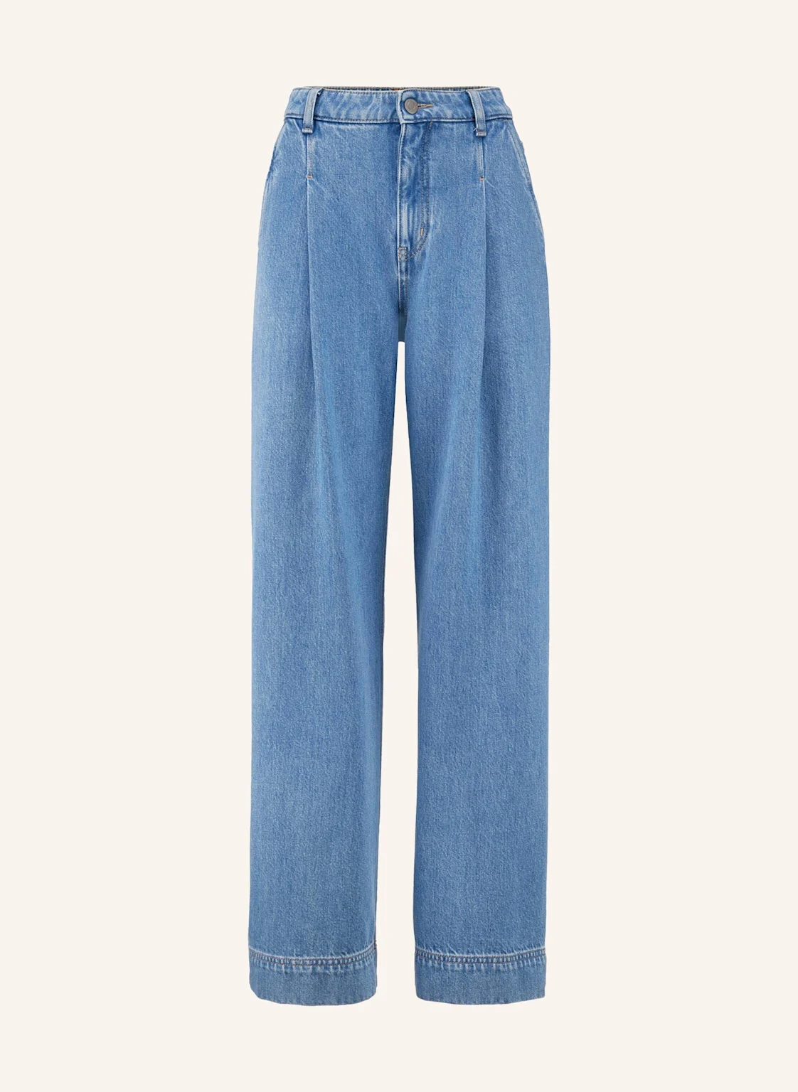hessnatur hessnatur Jeans Wide Leg mit Bundfalten aus Bio-Baumwolle mit TENCEL™ Lyocell