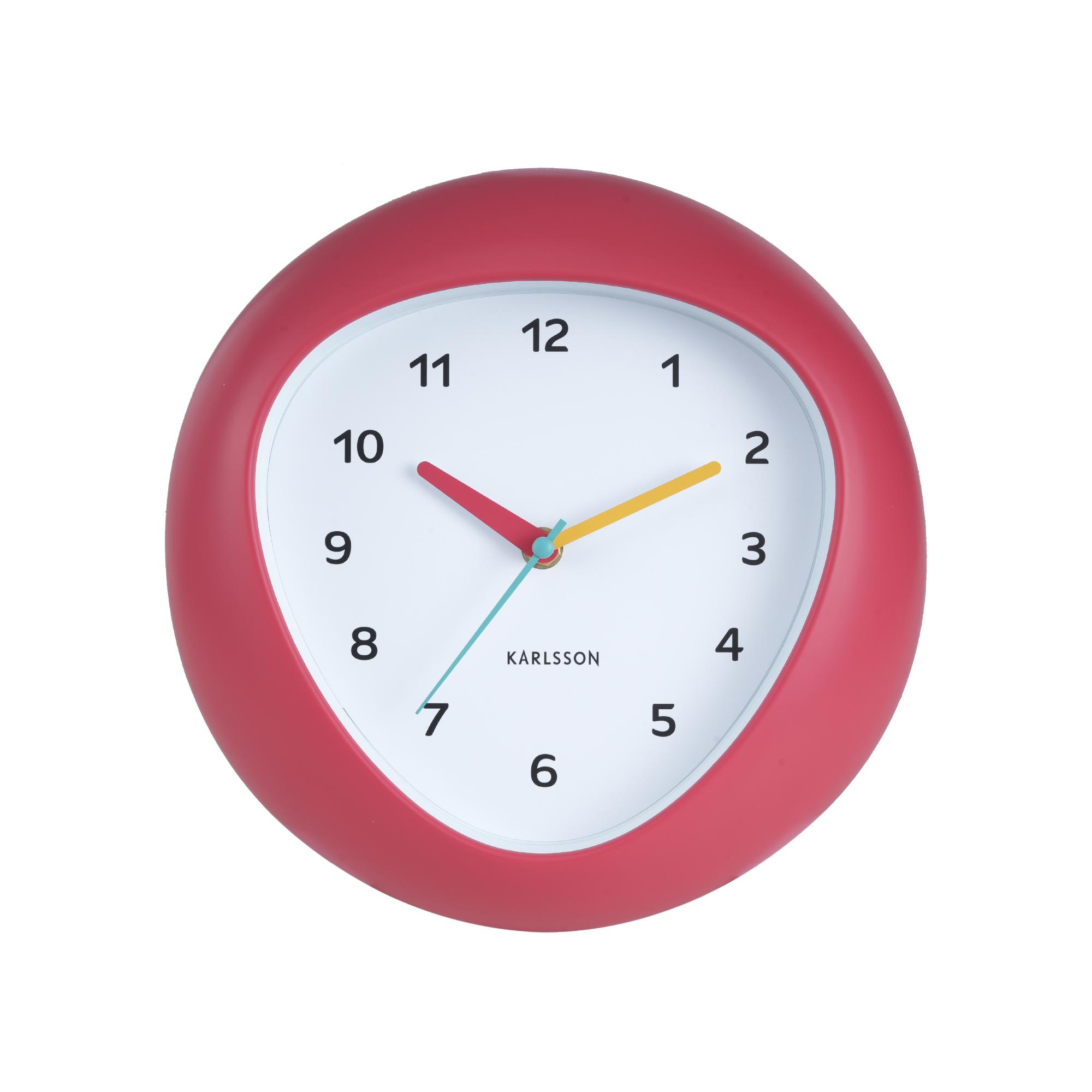 Karlsson wandklok Funky Vibes - rood - Ø25.5cm