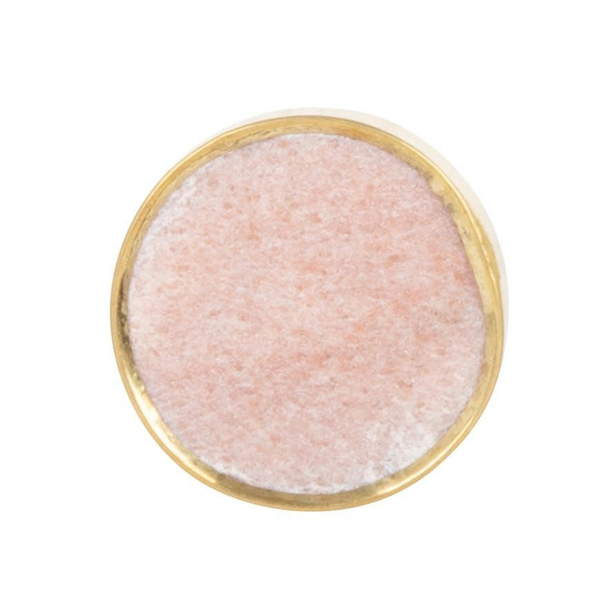 - Bouton de porte en acier rose et doré