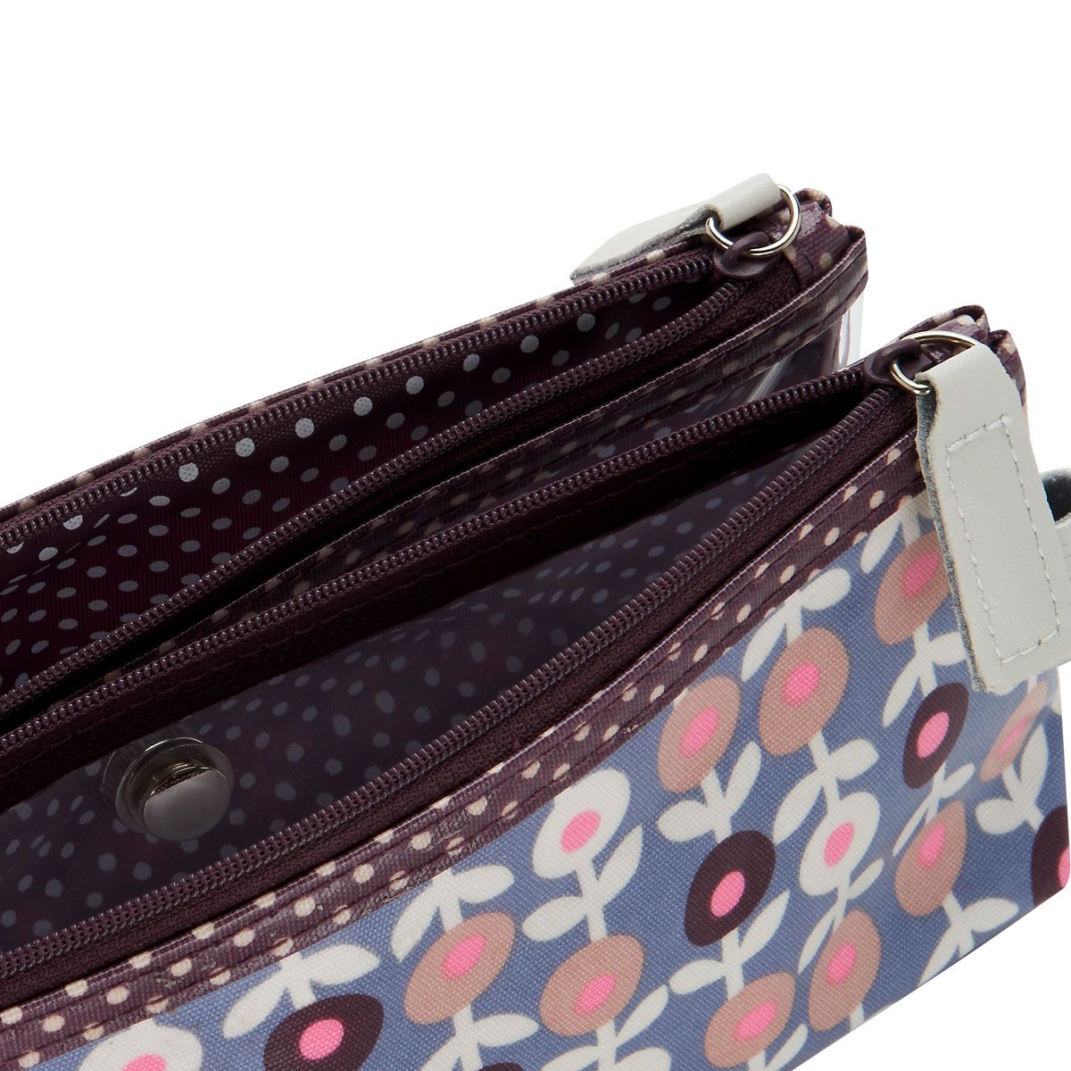 Victoria Green 'Lorton' Folding Makeup Bag - Smoke