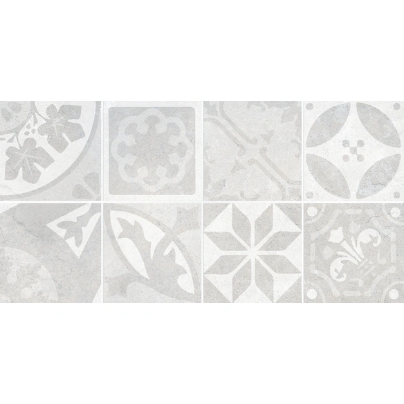 Wandfliese »Dekor Extra«, BxL: 20 x 40 cm, hellgrau