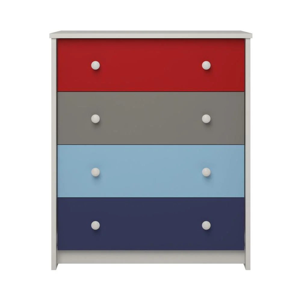 Altra Kaleidoscope Kids 4-drawer Bedroom Chest by Cosco