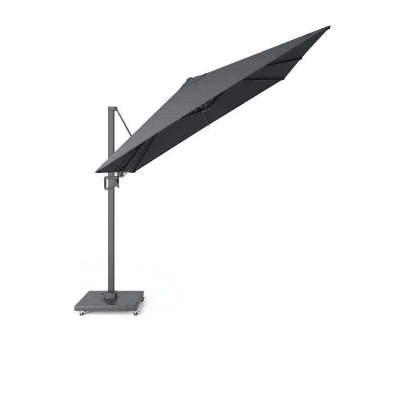 HÉLIOS - Parasol déporté 3x3m gris