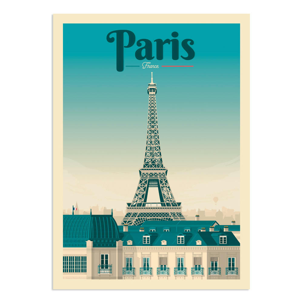 - Affiche Paris  50x70 cm