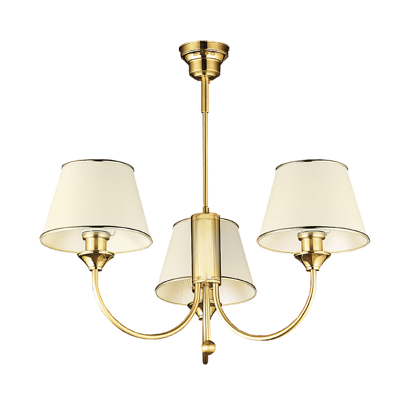 Lampa sufitowa CLASSICmosiądz 3xE27x15W IP20 Jupiter