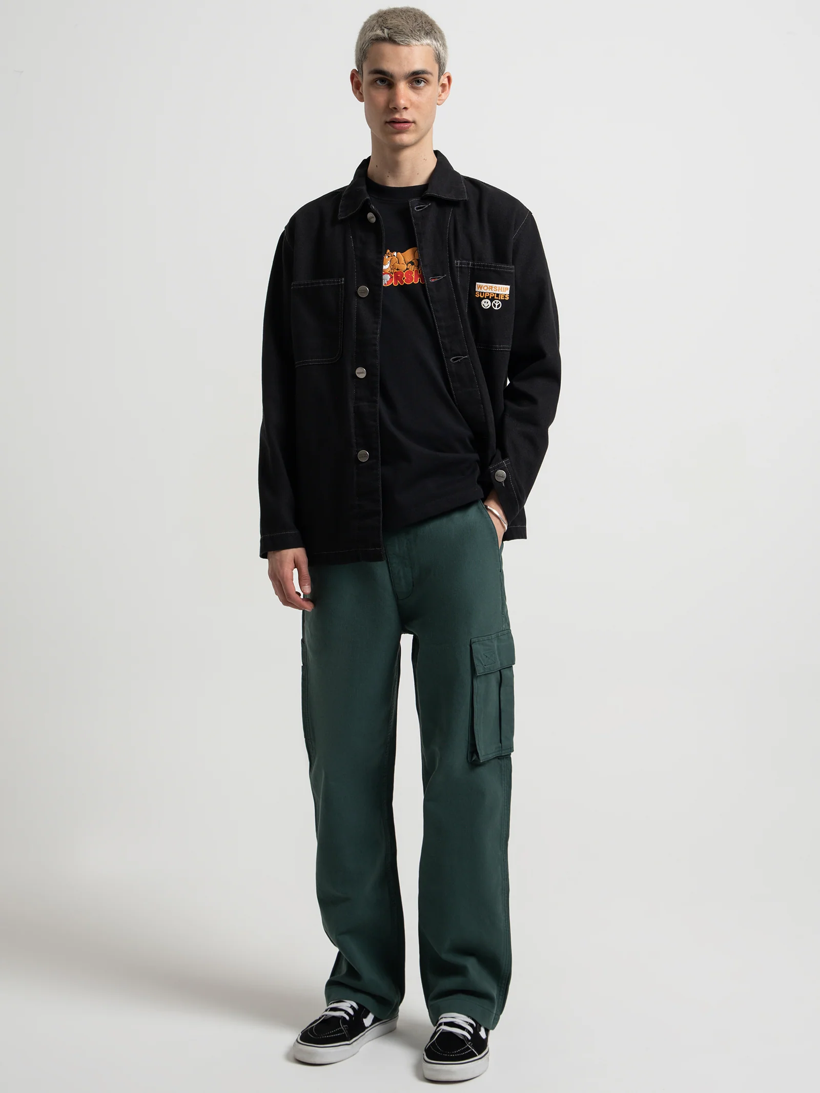 All Bark Canvas Shacket