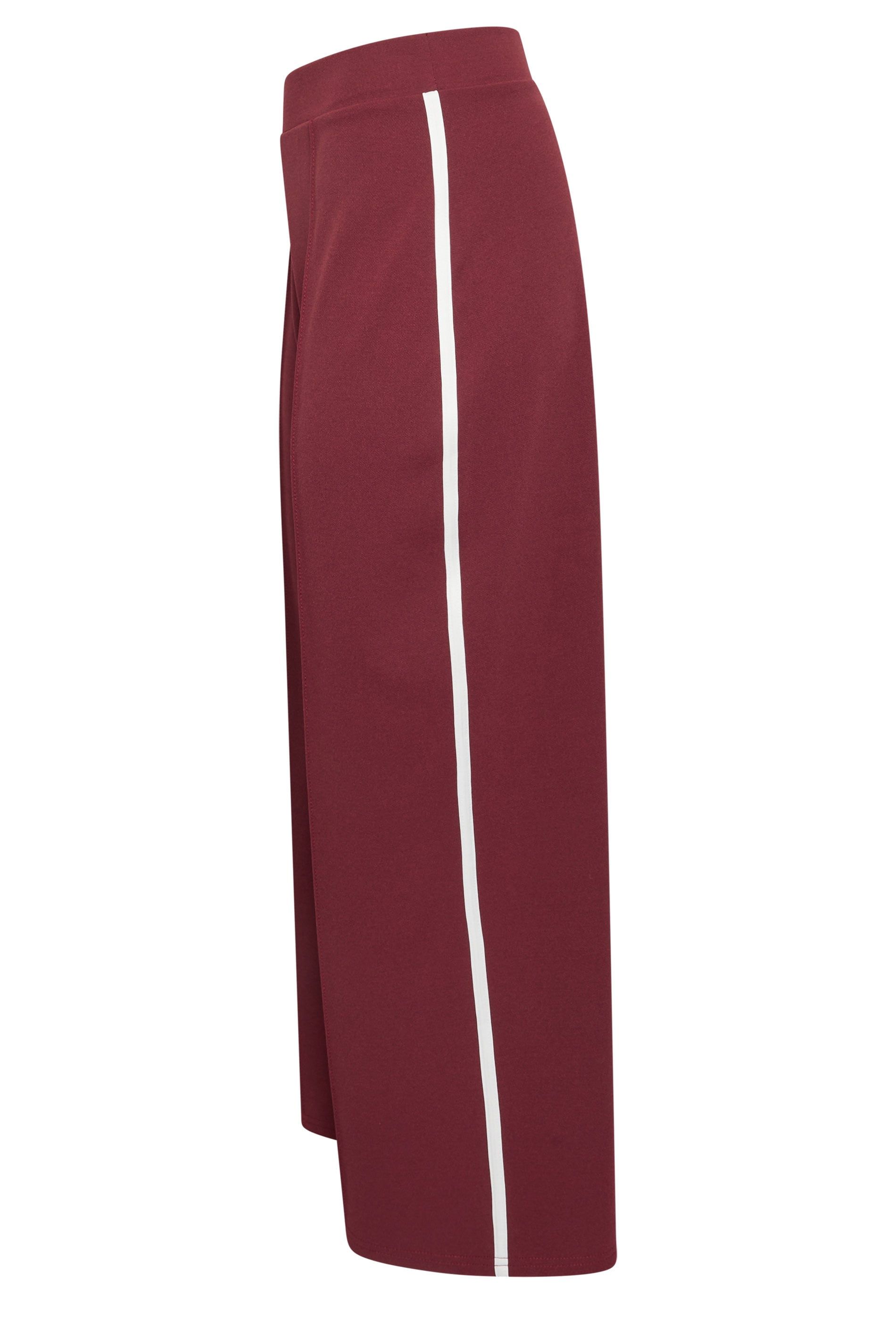 M&Co Petite Pintuck Side Stripe Trousers