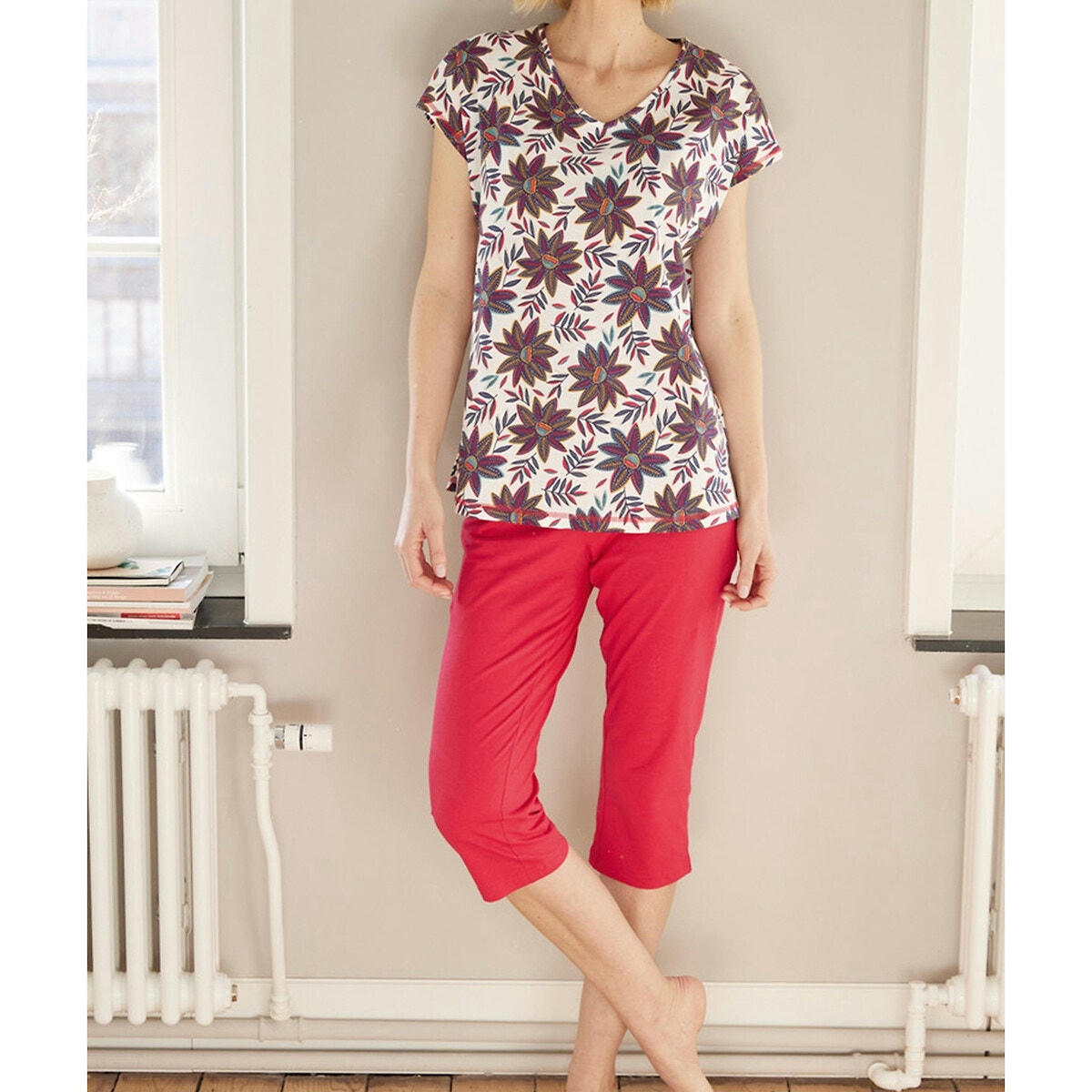 Haut de pyjama en coton bio