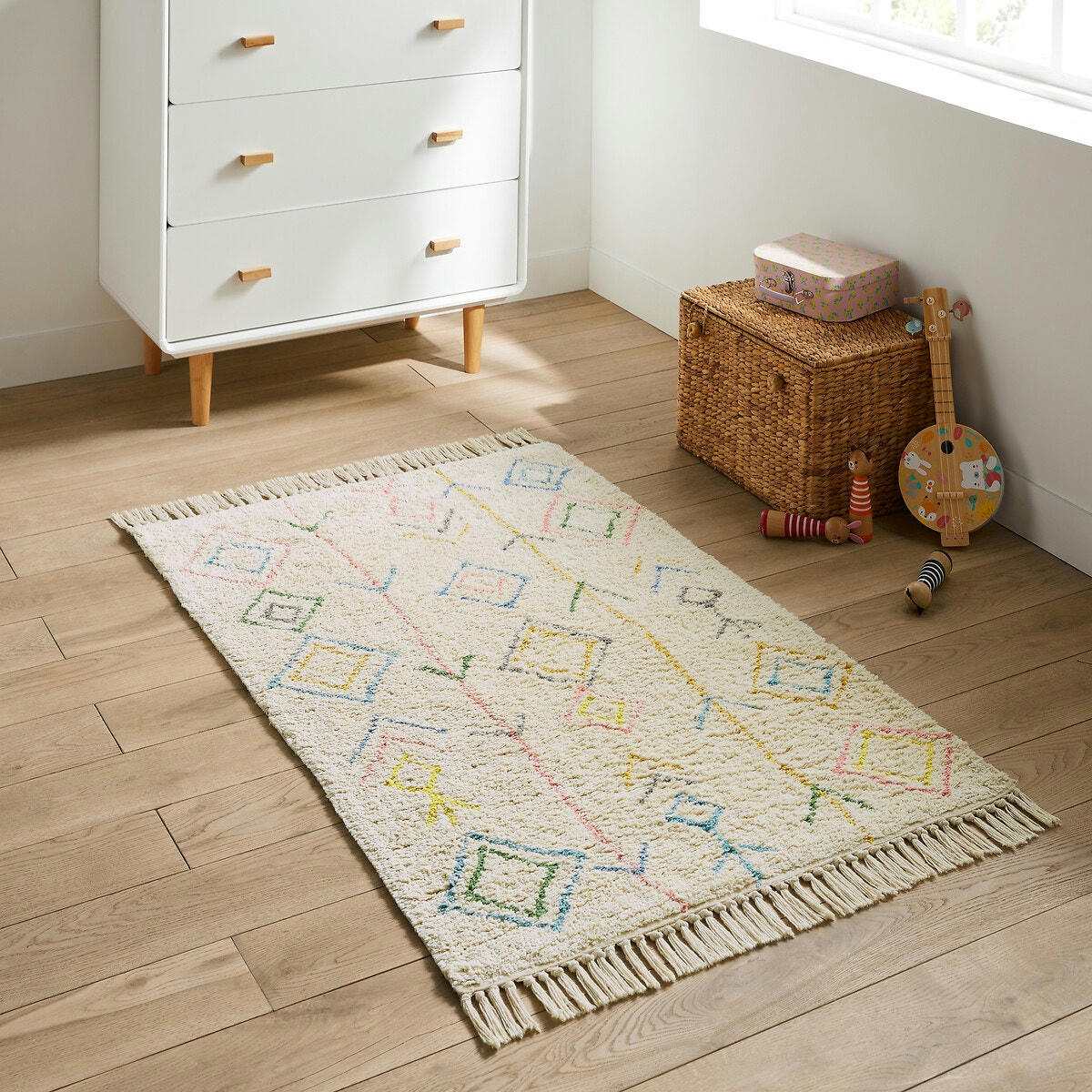 Tapis enfant style berbère en coton, Javi