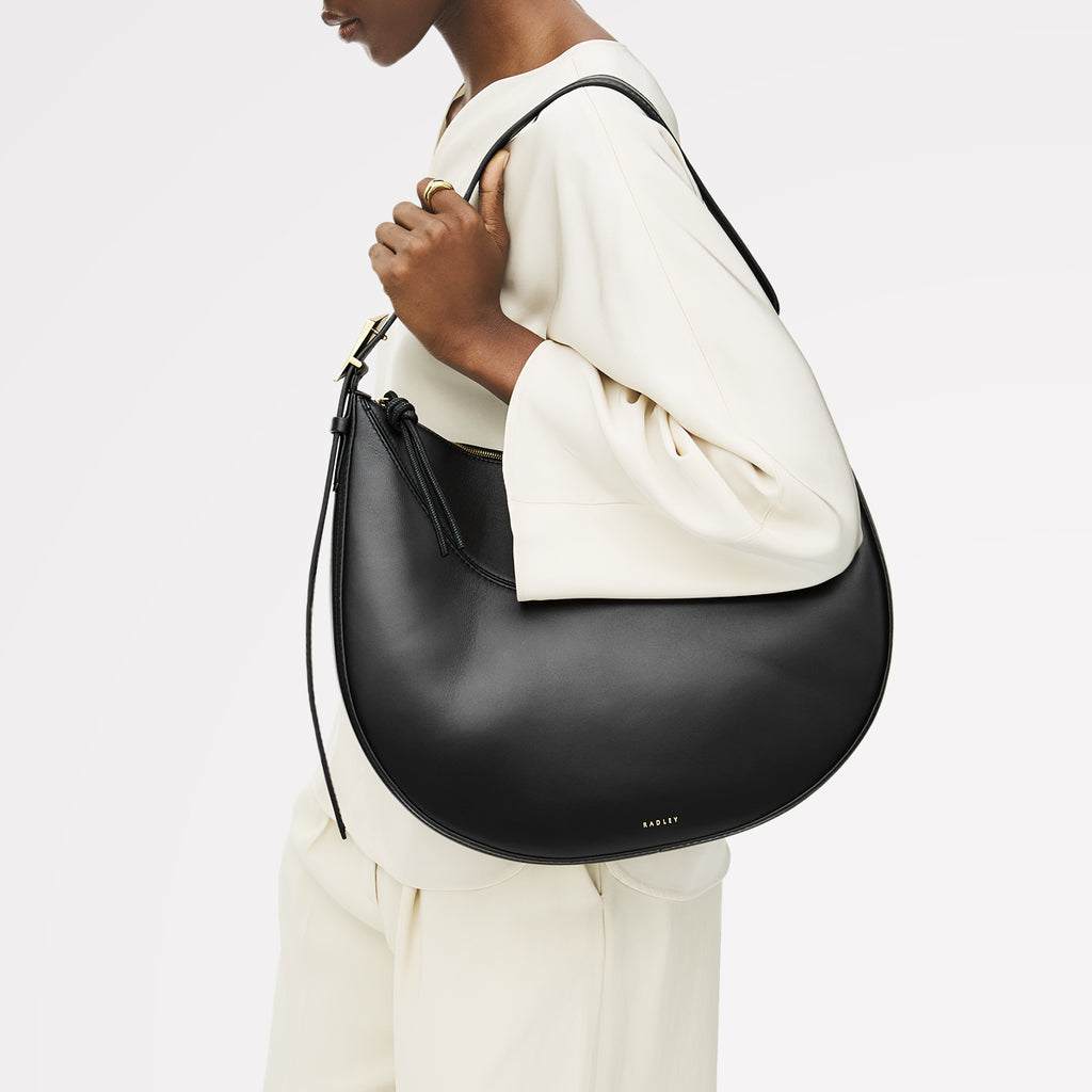 Bliss Crescent - Large Ziptop Shoulder Bag