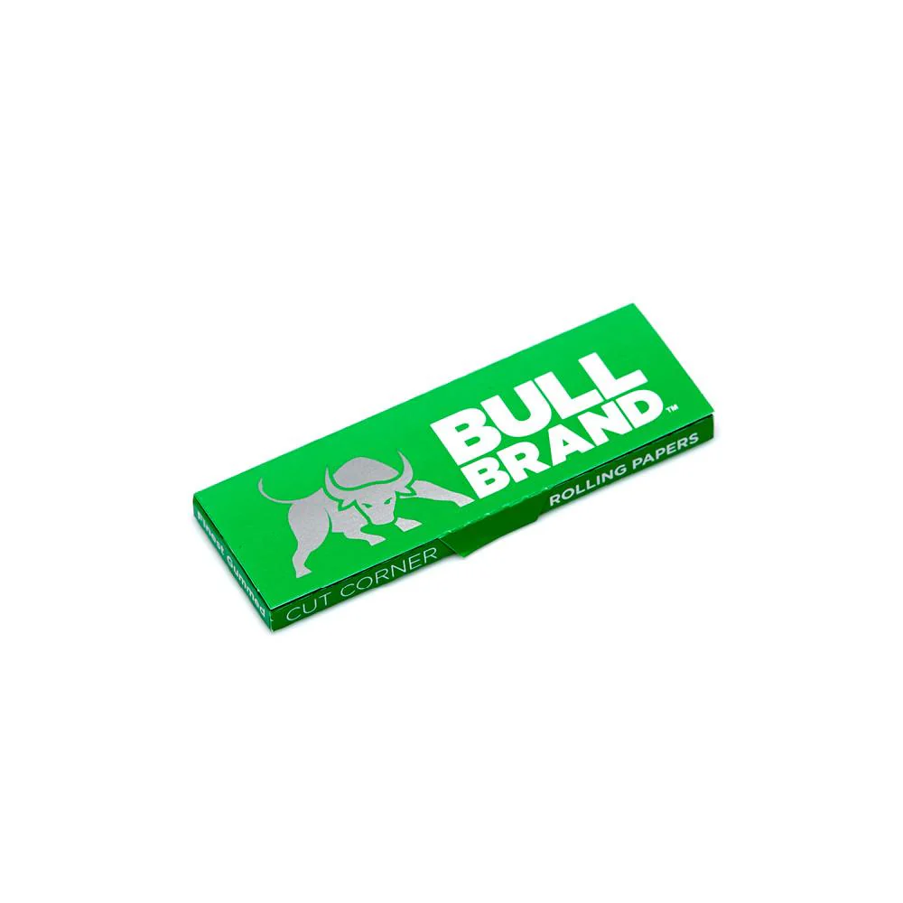 Bull Brand Green Cut Corner Rolling Papers