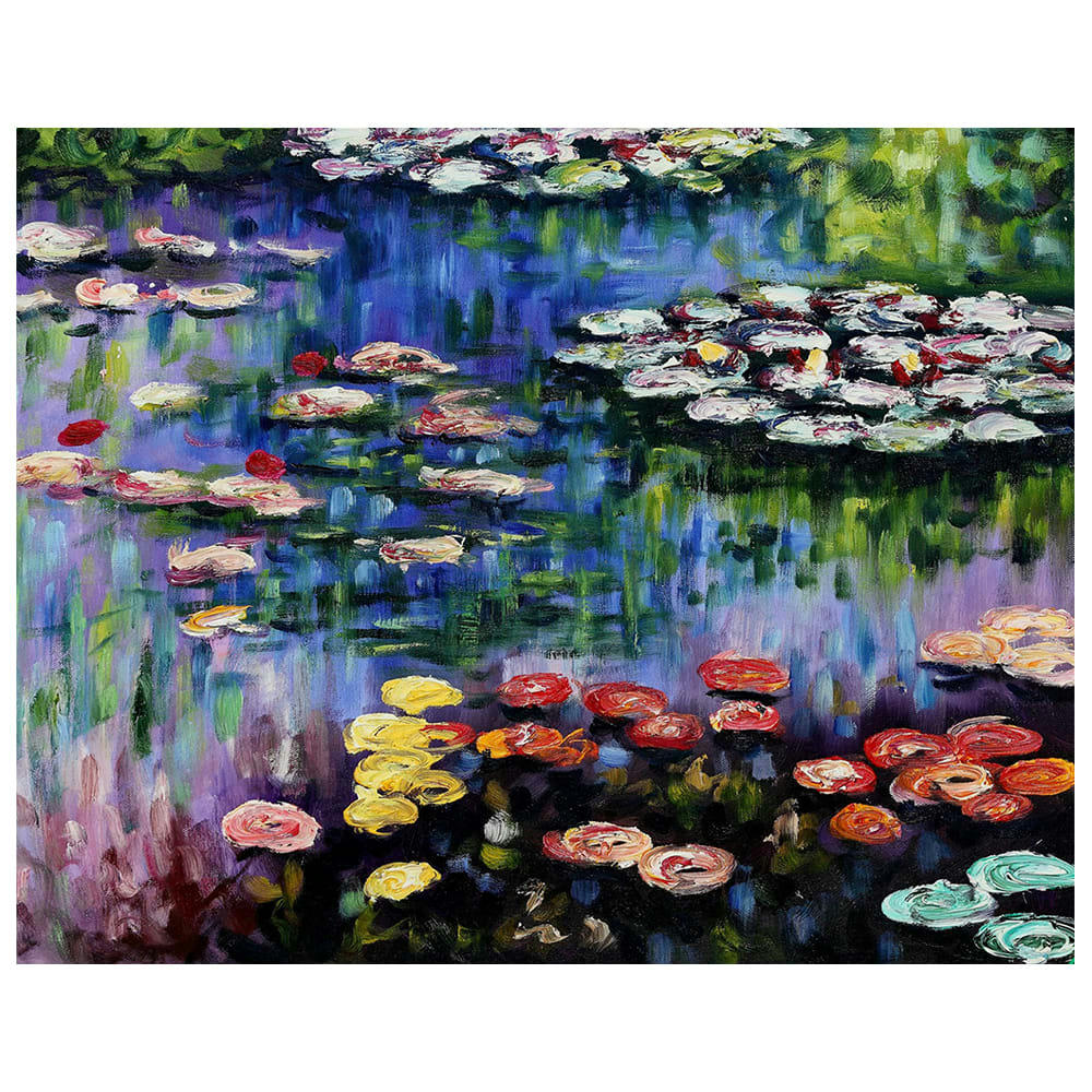 - Tableau impression sur toile Nymphéas Claude Monet 40x50cm