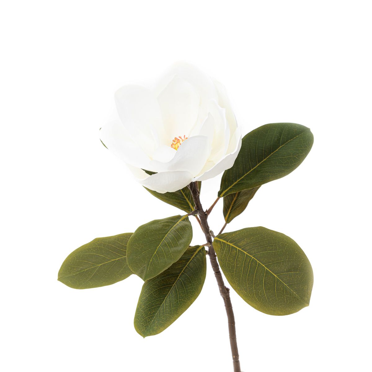 Kwiat sztuczny HIYA magnolia biała 71 cm