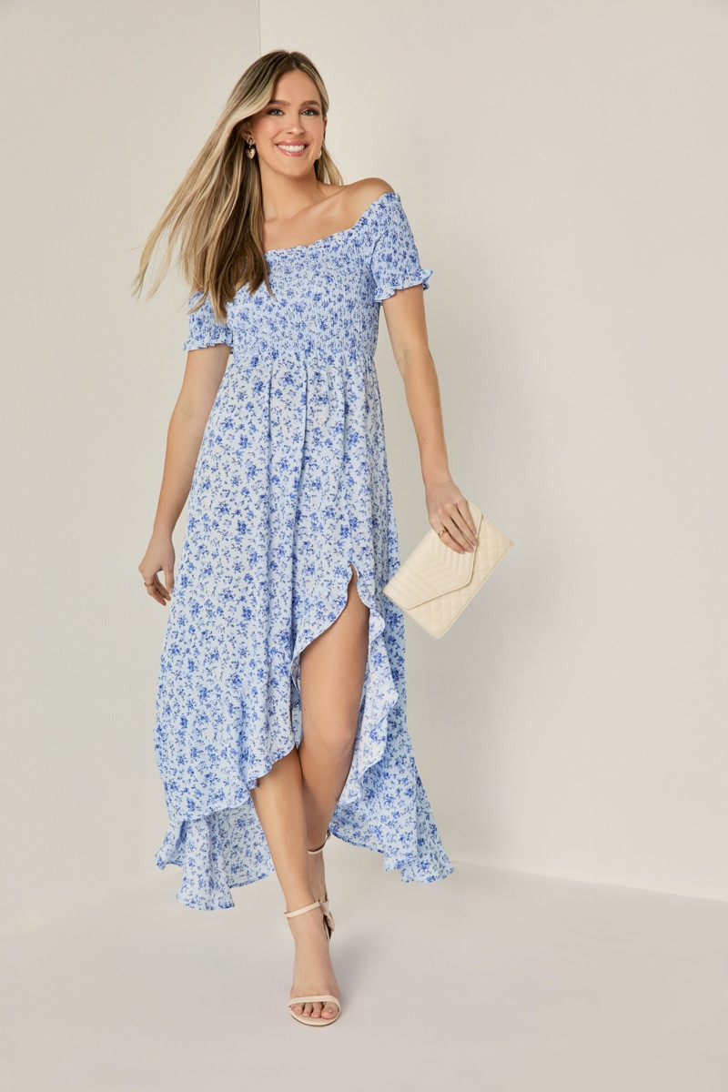 Perdita Off The Shoulder Maxi Dress