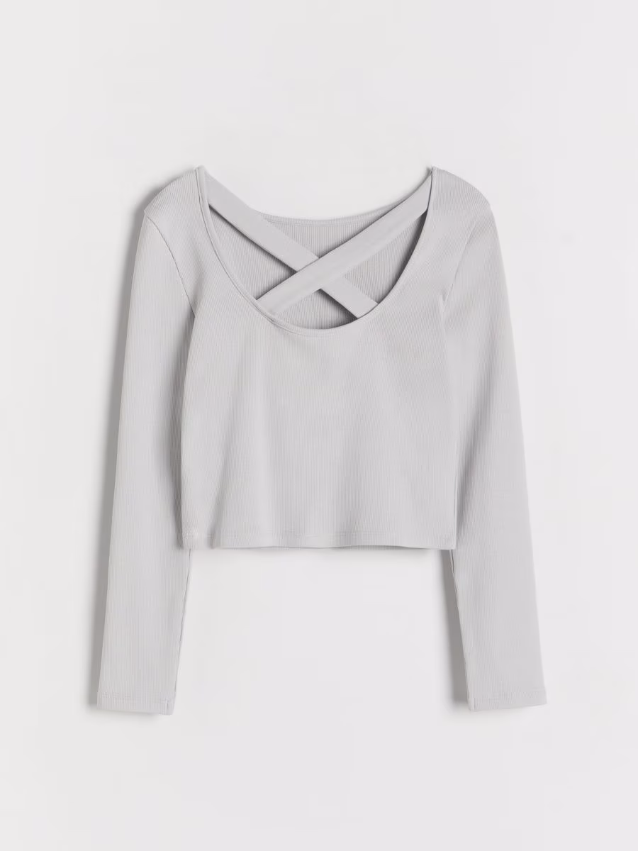 Blouse With Decorative Back