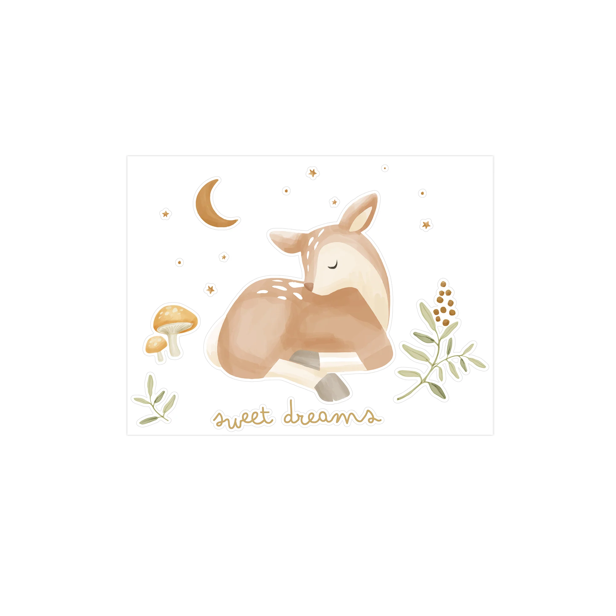 Little Dutch Sticker FAIRY GARDEN SWEET DREAMS caramel