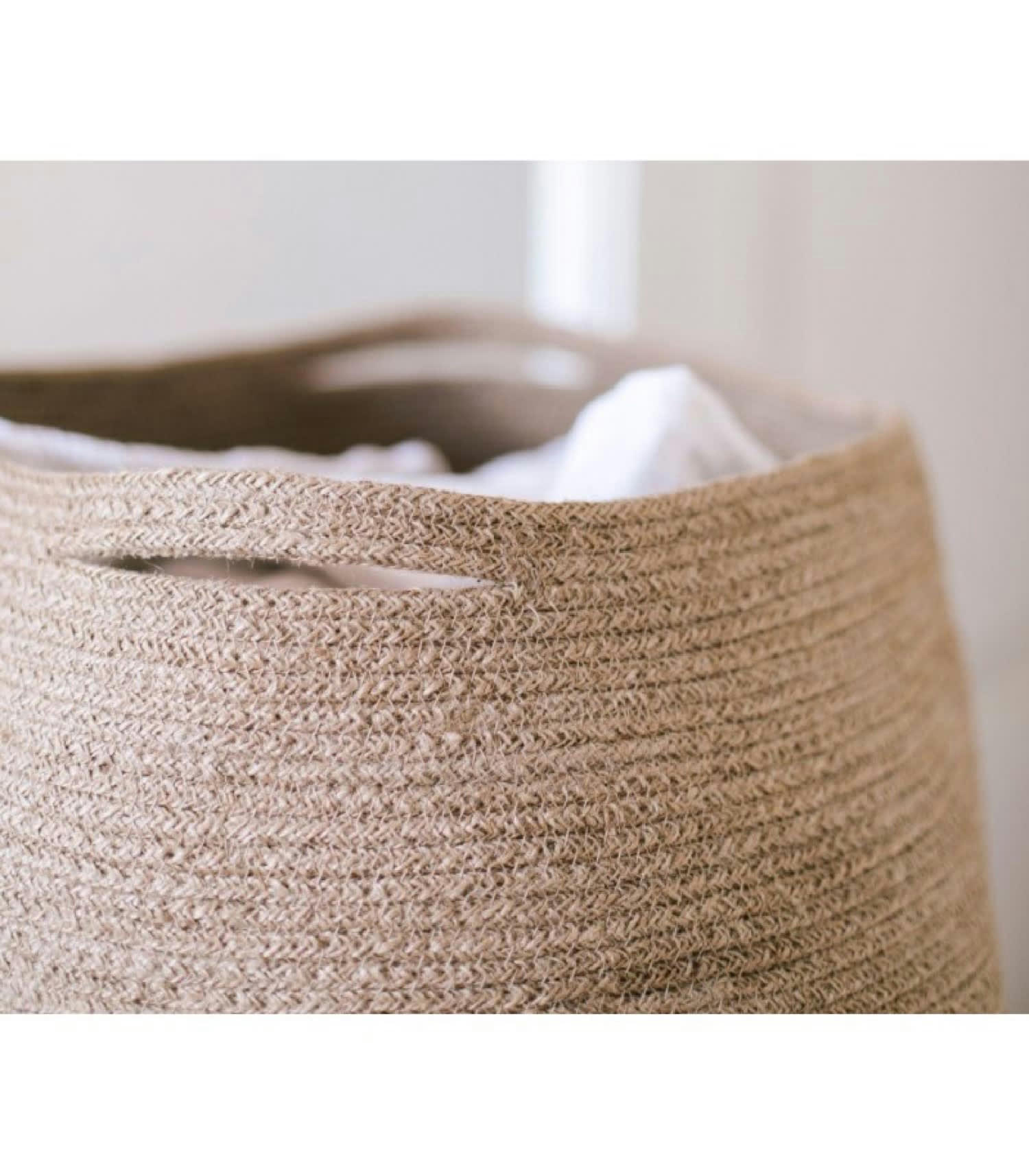 JUTE - Panier à linge en jute H63cm