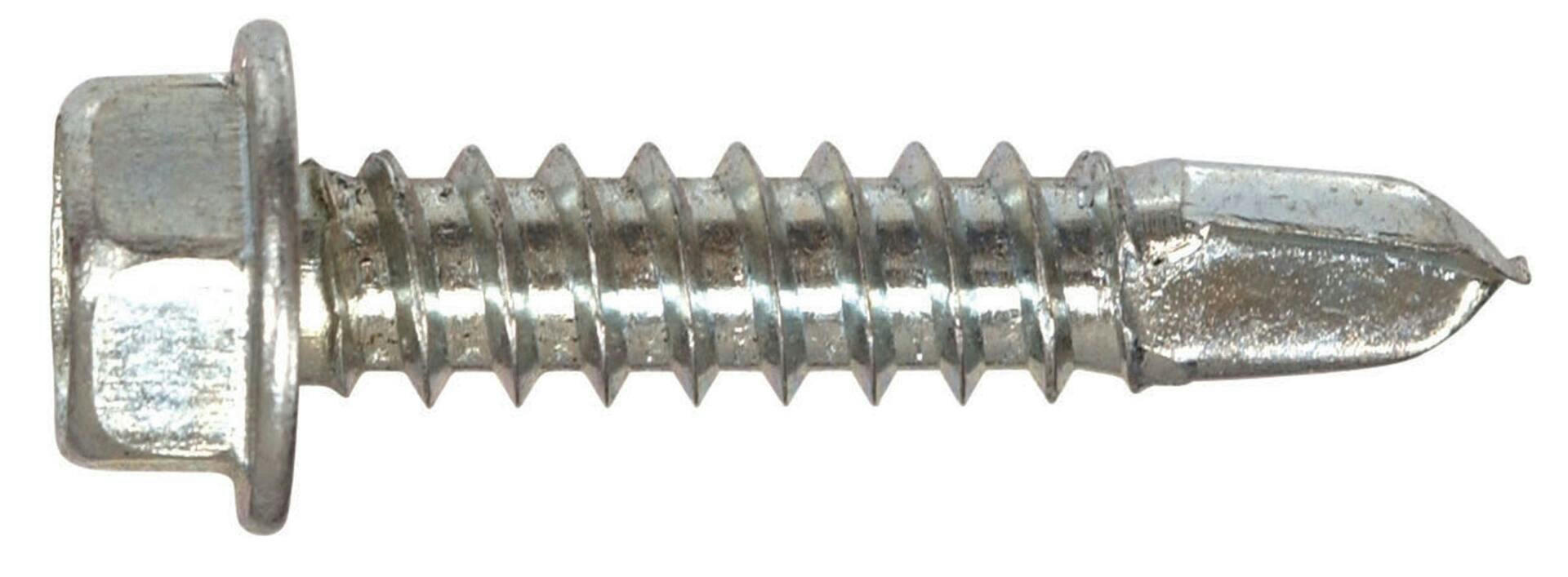 Hillman Hex Washer Head Self Drilling Screws, Tapping Screws, Zinc, Assorted Sizes