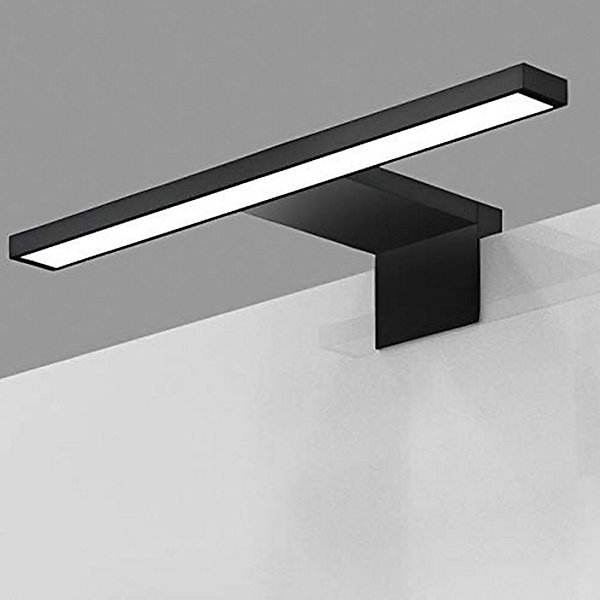 Applique LED URBAN 8W, 30 cm, finition noir mat, 4000 K, en ABS Kibath