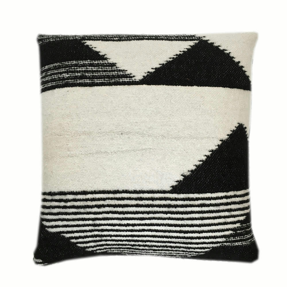 NOMAD - Coussin nomad noir 50x50