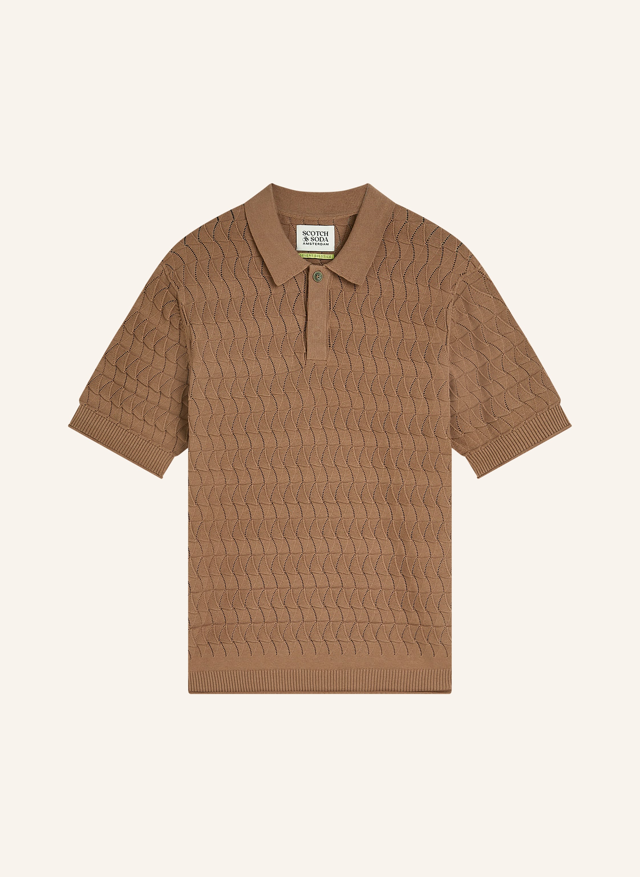 SCOTCH & SODA Strick-Poloshirt Regular Fit