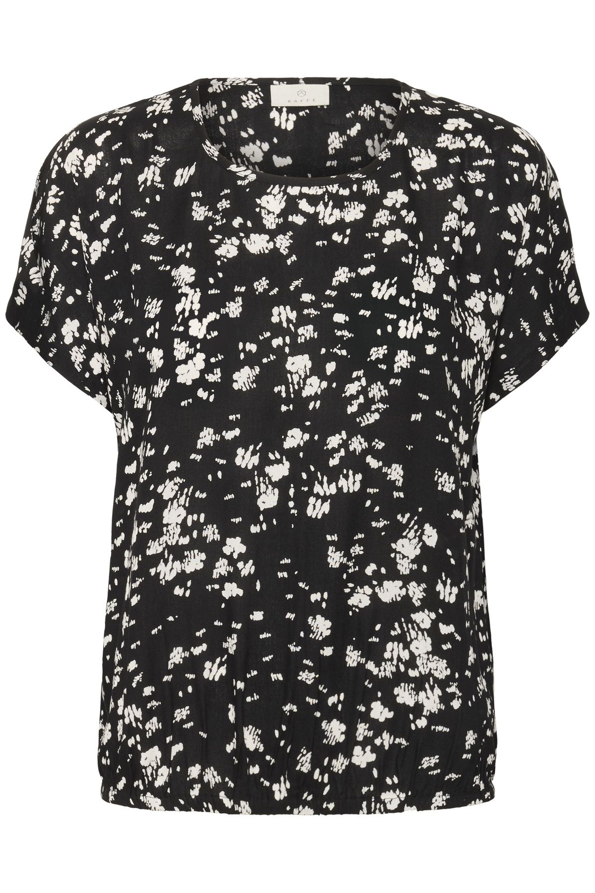 Kaffe Beathe Round Neck Short Sleeve Blouse