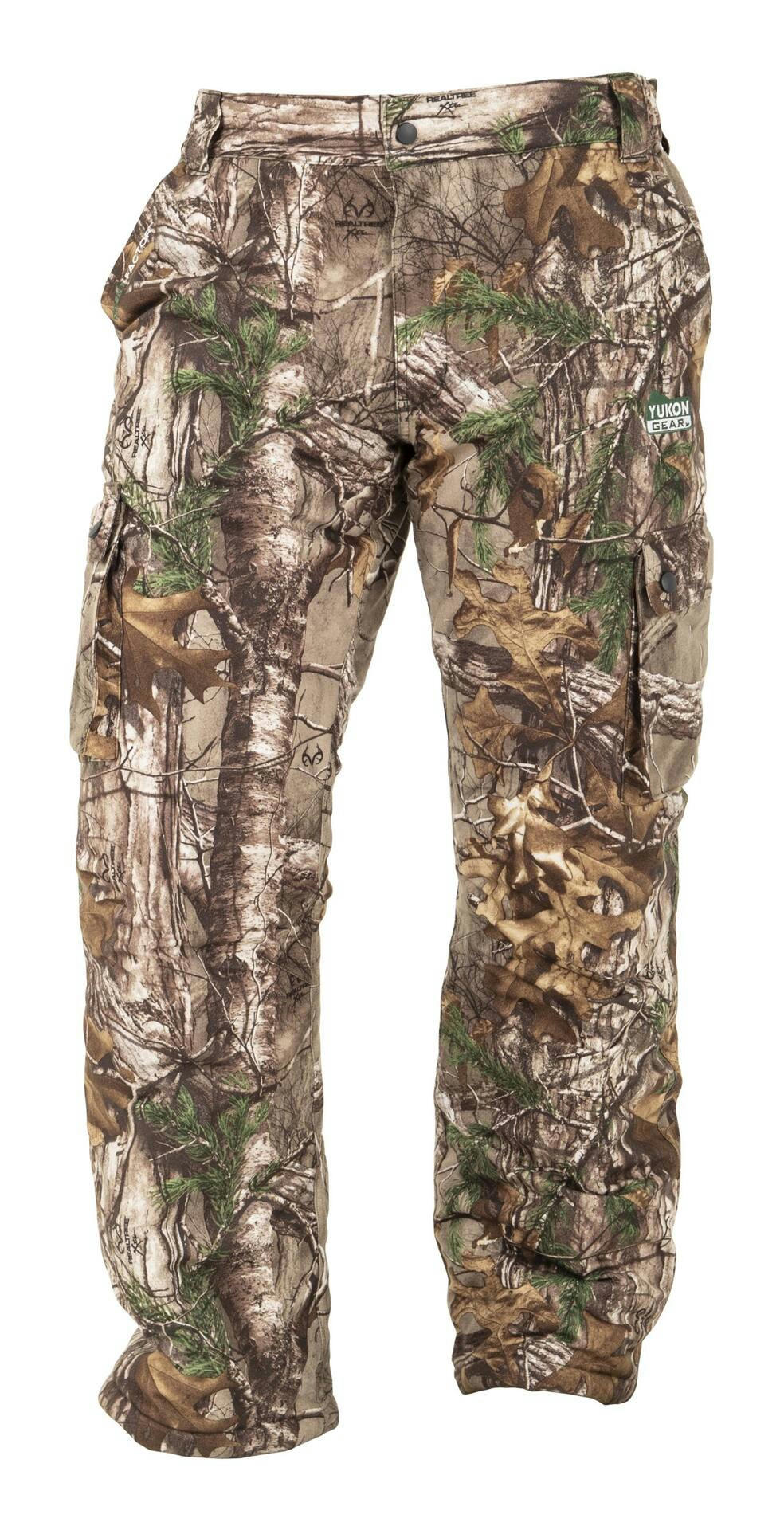 Yukon Gear Men's Infinity Waterproof Windproof Micro Fleece Pants, RealTree Xtra® Camo