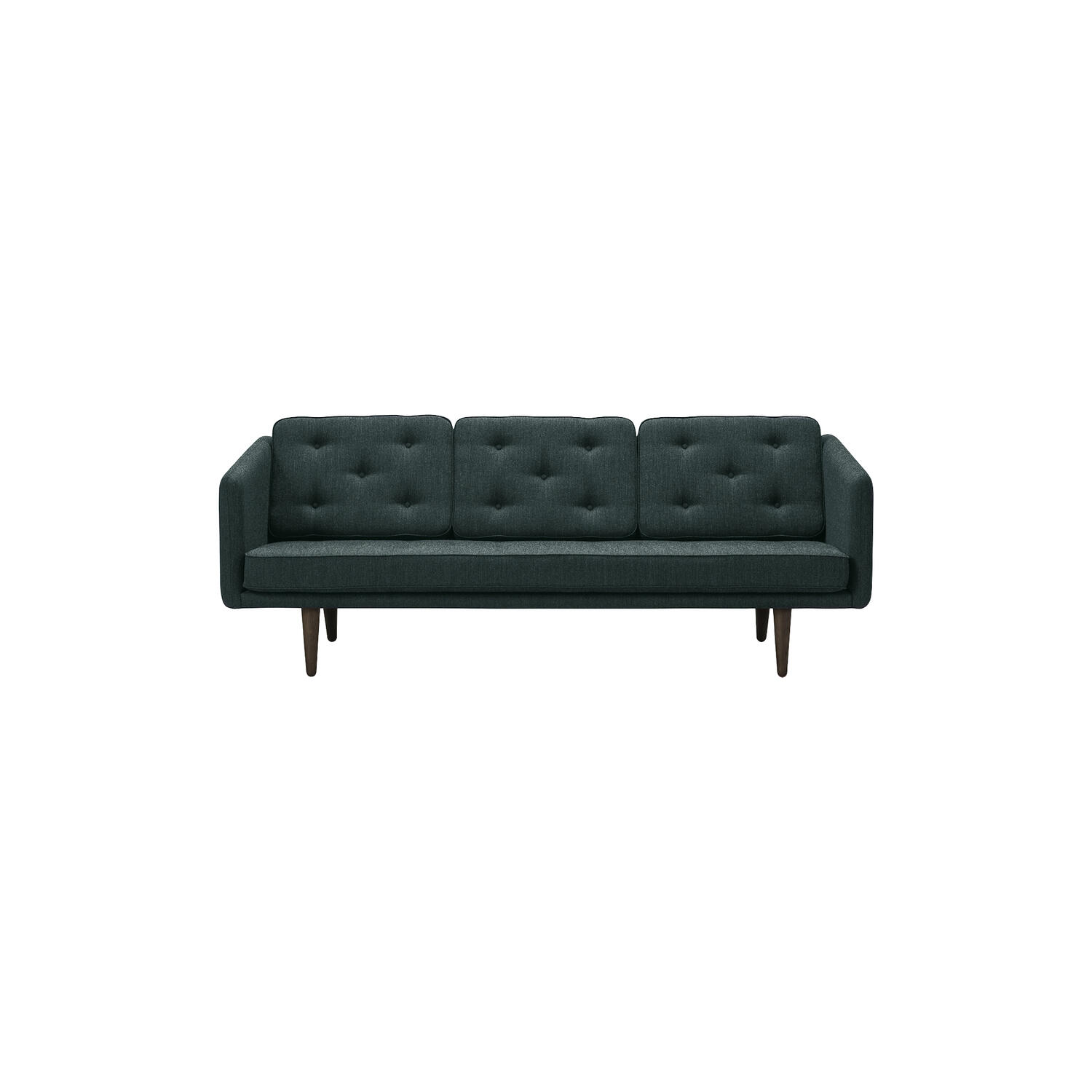 No. 1 3-pers. sofa, Fiord 991/røget eg
